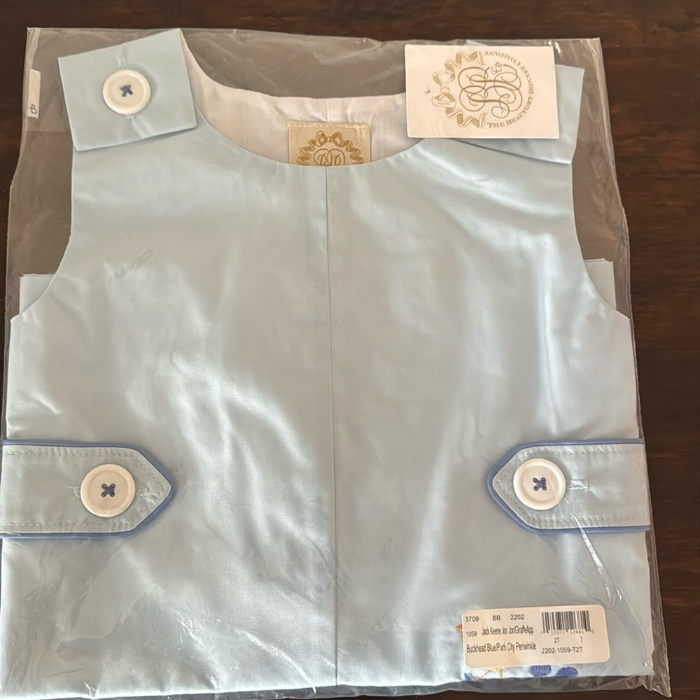 Beaufort Bonnet 2T periwinkle with giraffes